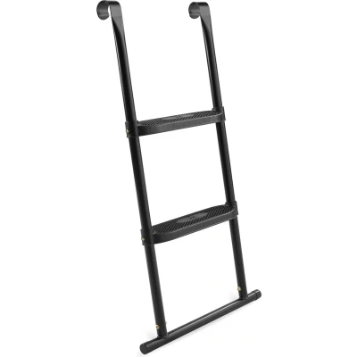 Afbeelding van Trampolineladder Salta 2 Footplate Zwart 98 x 52 cm