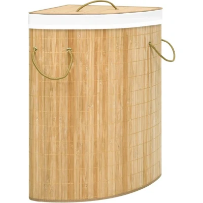 Afbeelding van Hoekwasmand 60 L bamboe