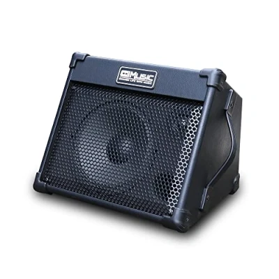 Afbeelding van Coolmusic 40W draagbare akoestische gitaarversterker met microfooningang, ingebouwde Bluetooth, oplaadbare batterijprestaties tot 8 uur