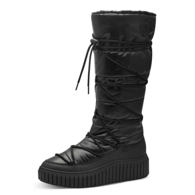 Afbeelding van s.Oliver Dames WL Lace Boot 5 26442 43 sneeuwlaarzen, zwart, 41 EU, EU