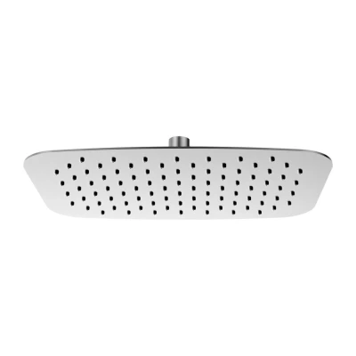 Afbeelding van Wiesbaden UFO ovale hoofddouche 300x200x2 geborsteld staal