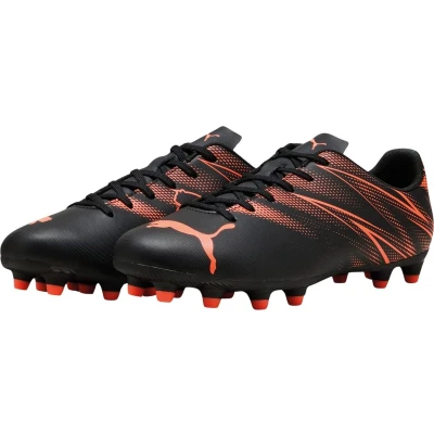 Afbeelding van Puma Heren ATTACANTO FG/AG voetbalschoen, Zwart gloeiend rood, 10 UK, 44.5 EU