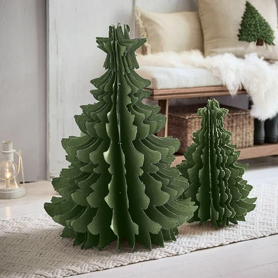 Afbeelding van LOBERON Sierboom set van 2 Amuré groen