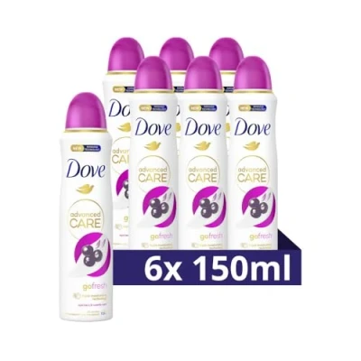 Afbeelding van 6x Dove Deodorant Spray Advanced Care Acai Berry&amp;Waterlily 150 ml