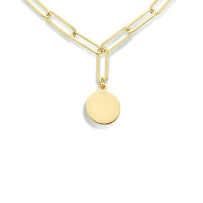 Afbeelding van YO&amp;NO Ketting Zilver verguld Anker Rondje 3,6mm 44 Sieraden vrouw 925
