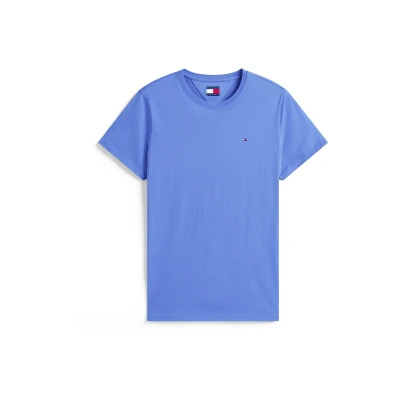 Afbeelding van TOMMY JEANS Heren TJM XSLIM Jersey TEE DM0DM04411, blauw, S, Blauw (zachte saffier), S