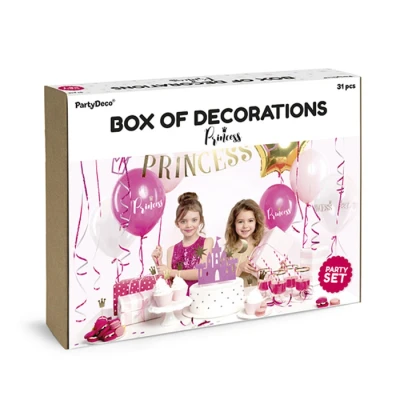 Afbeelding van Prinsessen Decoratie Set 31 delig