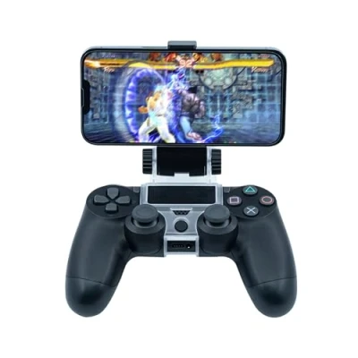 Afbeelding van Mcbazel Smart Phone Clip Holder Mount Stand voor PS4 / Slim Pro Controller Zwart