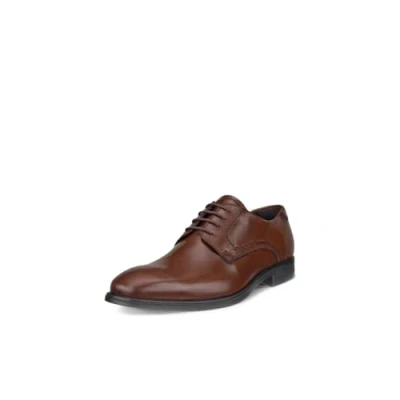Afbeelding van ECCO Melbourne Veterschoenen, Heren, Maat: 39, Dark brown Leer