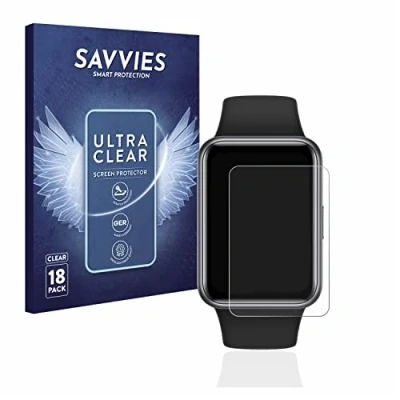Afbeelding van Savvies (18 Stuks) Schermbeschermer voor Huawei Watch Fit 2 Screen Protector Ultra Transparant