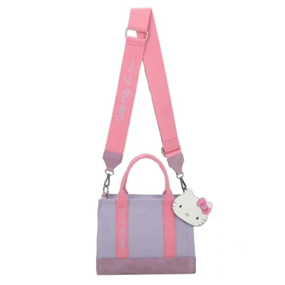 Afbeelding van Fritzi aus Preussen Dames Hello Kitty Izzy09 Canvas Lilac Cat Cross, lila (lilac), Eén Maat