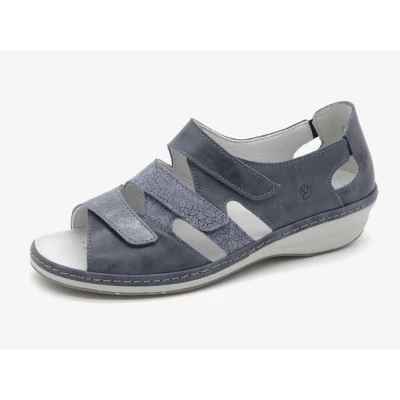 Afbeelding van Suave Dames Sandaal 0962TBL Jeansblauw/Combi Maat 39