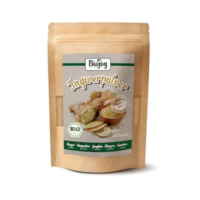 Afbeelding van Biojoy BIO Gemberpoeder (250 g), gemberwortels gemalen (Zingiber officinale)