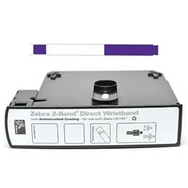 Afbeelding van Zebra Z Band Direct 10006995 4K PURPLE pre print 25x279mm 1200 stuks