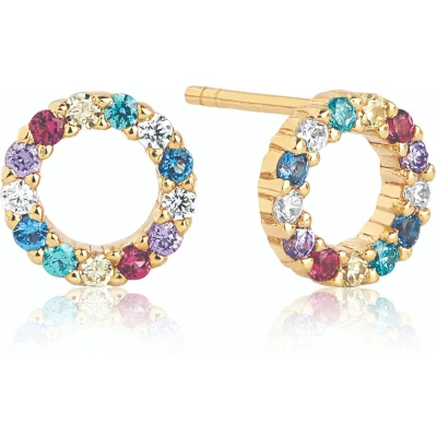 Afbeelding van Sif Jakobs Jewellery Biella UNO Piccolo Earrings Oorbellen goldcoloured, Dames, Maat: One Size, Gold coloured