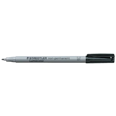 Afbeelding van Viltstift Staedtler Lumocolor 315 non permanent M zwart