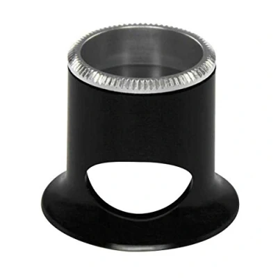 Afbeelding van Bergeon 2611 TN 5X Horlogemaker Brillen Loupe Biconvex Air 2, Zwart, Modern, Modern