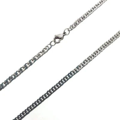 Afbeelding van Gourmetketting 50cm 2.5mm staal zilverkleurig heren dames