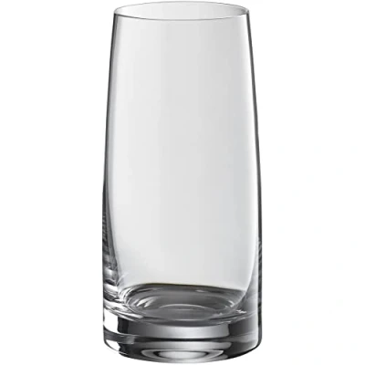 Afbeelding van WMF Kineo Longdrinkglazen, set van 4 stuks, hoge drinkglazen, cocktailglas 360 ml, kristalglas, fijne mondrand, ergonomische vorm, vaatwasmachinebestendig