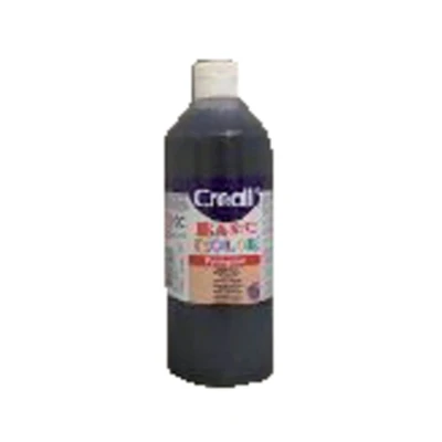 Afbeelding van Plakkaatverf Creall basic zwart 500ml