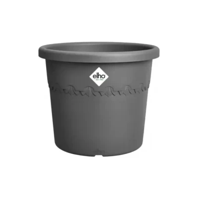 Afbeelding van Elho Algarve Cilindro 35 Bloempot voor Buiten 100% Gerecycled Plastic Ø 34.5 x H 29 cm Antraciet