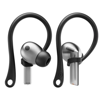Afbeelding van elago Ear Hooks compatibel met Samsung Galaxy Buds 3 &amp; Pro Oordopjes Accessoires, Antislip, Ergonomisch Ontwerp, Comfortabele Pasvorm (Zwart)
