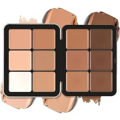 Afbeelding van Carla Secret Concealer palet, make up, Cream Blush Palette, lang dragen volledige dekking, up voor een onberispelijke huid (#2)