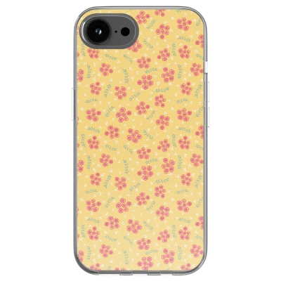 Afbeelding van imoshion hoesje Geschikt voor iPhone 16e Design Sunny Yellow Petite Flowers