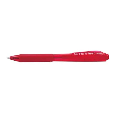 Afbeelding van Pentel BX440 Feel it! Wow! Balpen 1,0 mm rood 12 stuks