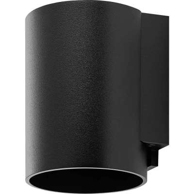 Afbeelding van Deko Light Buitenwandlamp CAN, zwart, 1 lamp, Ø 8 cm IP65 metaal GU10