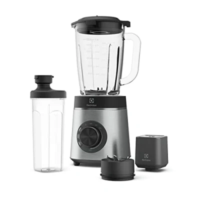 Afbeelding van Electrolux Explore 6 Blender E6VB1 8ST, vaccumblender, 1400 W, verplettert ijs, hittebestendige kan 1.75 L, traploze snelheid, hartslag, 3 programma&#039;s, take away fles, Roestvrij staal