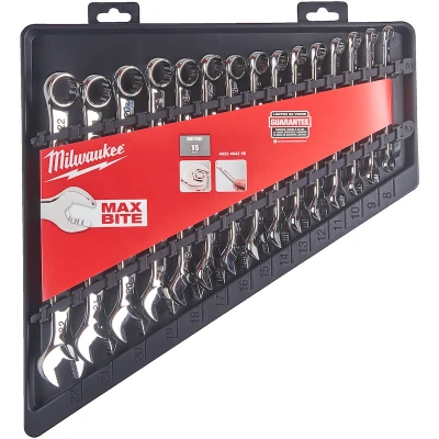 Afbeelding van MILWAUKEE MAX BITE 4932464258 Set ring / steeksleutel 15