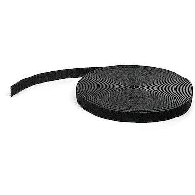 Afbeelding van StarTech.com Klittenband kabelbinder 15 m rol zwart