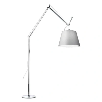Afbeelding van Artemide Tolomeo Mega Terra Booglamp Retrofit Schakelaar Alu Grijs Satijn 36