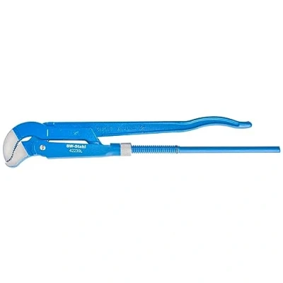 Afbeelding van SW Stahl 42230L buistang 525 mm I S bek slipbescherming loodgieter tang gesmeed en gelakt van chroom vanadium staal buisinstallatie blauw