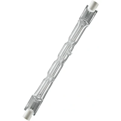 Afbeelding van hoogvolt halogeenlamp 1000w 2900k ra100 lampvoet r7s levensduur 2000uur dxl 11x189mm 22000 lumen 4050300004174