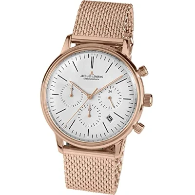 Afbeelding van Jacques Lemans N 209ZM Polshorloge Dames Quartz Retro Classic