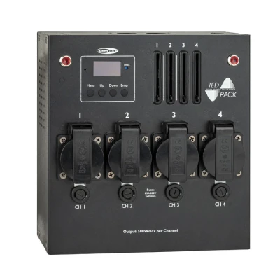 Afbeelding van Showtec TED pack 4 Kanaals dimmer met local control