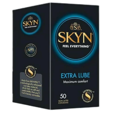 Afbeelding van SKYN® Extra Lube Non Latex Condoms 5 x 10 Pack of 50