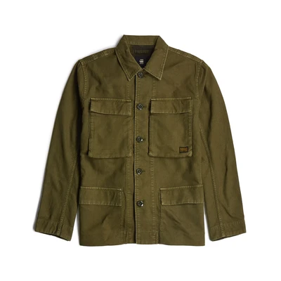Afbeelding van G STAR 4 Pocket Lichte jas, Heren, Maat: Large, Shadow olive gd