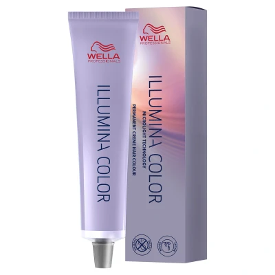 Afbeelding van Wella Illumina Color 7/53 Medium Blonde Mahogany Gold 60ml