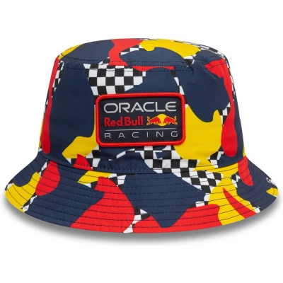Afbeelding van Oracle Red Bull Racing Abstract Tapered Bucket Hat M Max Verstappen Liam Lawson Formule 1