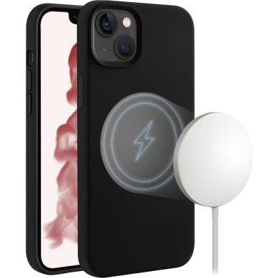 Afbeelding van Vivanco Mag Hype Backcover Apple iPhone 14 Plus Zwart Inductieve lading, Stootbestendig