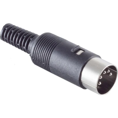 Afbeelding van S Impuls DIN 5 pins 180 (m) connector / zwart