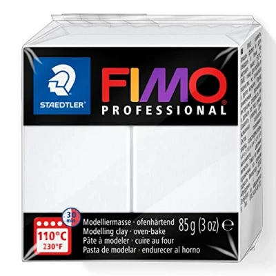 Afbeelding van Fimo Professional 85g wit 8004 0