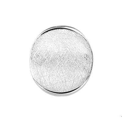 Afbeelding van Trendjuwelier huiscollectie Hanger zilver gerhodineerd gescratcht 13 x