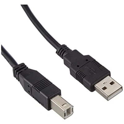 Afbeelding van AISENS A101 0006 1,8 m USB 2.0 printerkabel, zwart