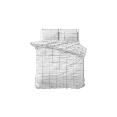 Afbeelding van Dekbedovertrek 2 Persoons 200x200 Sleeptime Flanel Wit