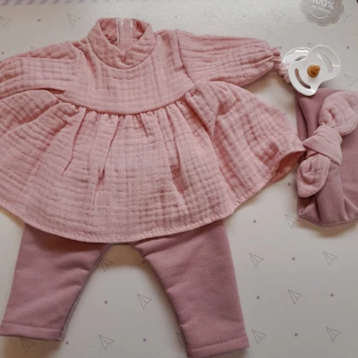 Afbeelding van Paola reina poppenkledingset sonia roze 36 cm