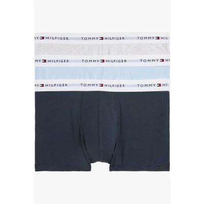 Afbeelding van Tommy Hilfiger Trunk 3 PACK Onderbroeken multicoloured/blue, Heren, Maat: Small, Multi coloured/blue